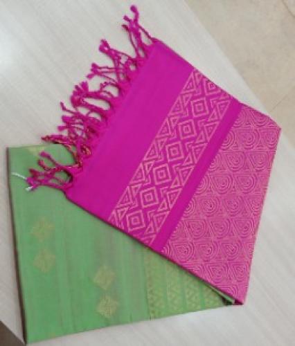 SOFT SILK SAREE WITH BLOUSE